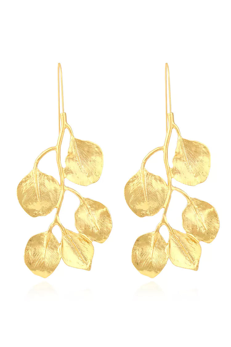 Blair Golden Leaves Earrings-CATCHALL
