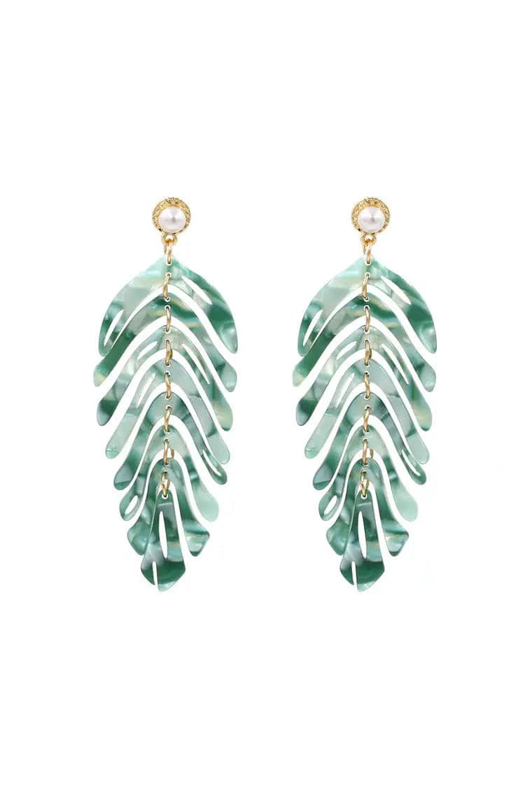 Kaylee Leaf Earrings-CATCHALL