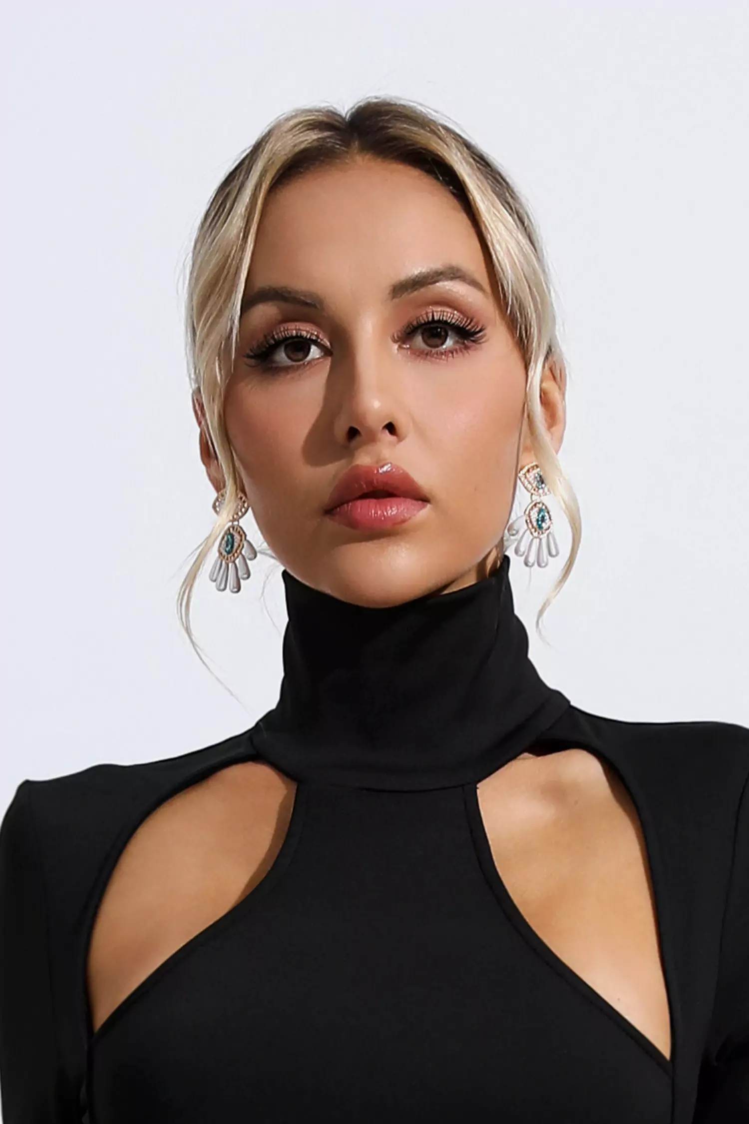 Maeve Devil's Eye Pearl Earrings-CATCHALL