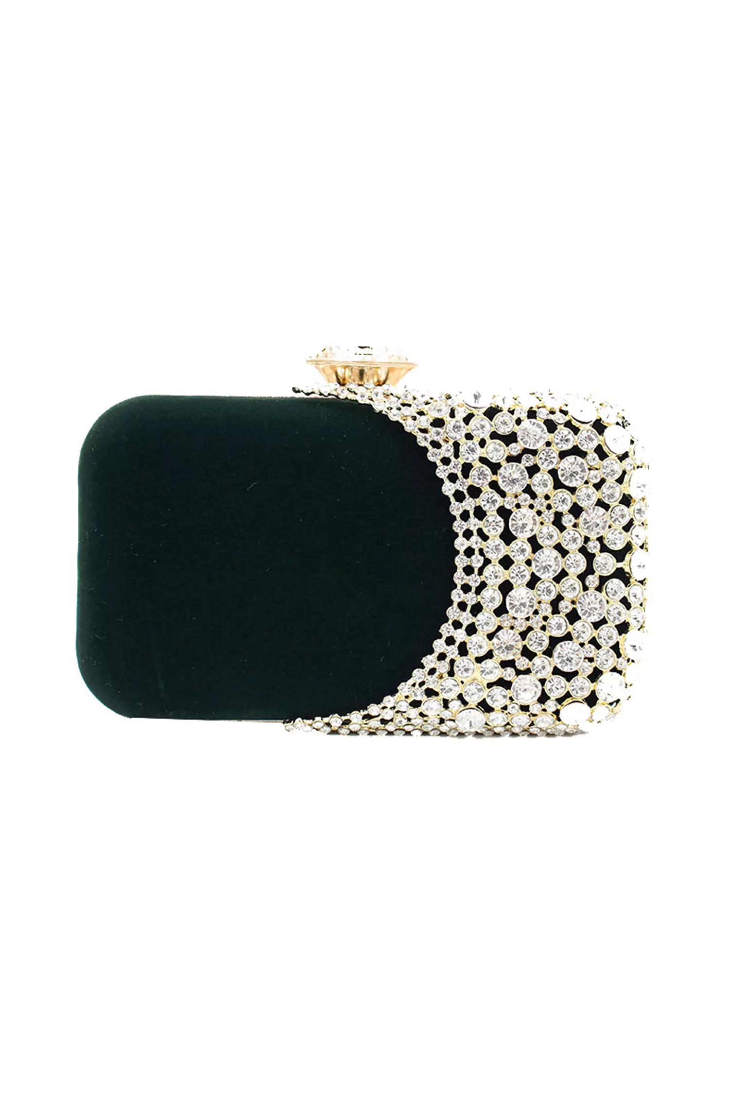 Emmie Green Diamond Embellished Bag-CATCHALL